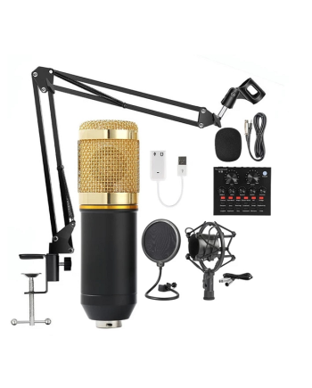 Πυκνωτικό μικρόφωνο & σετ ηχογράφησης - BM800 - 882740