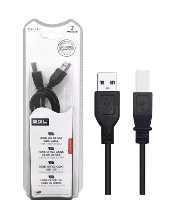 Καλώδιο περιφερειακών USB 2.0-USB-B - 3m - 5S - 197550