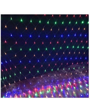 Χριστουγεννιάτικο δίχτυ με φωτάκια - 160 Led - RGB - 210931