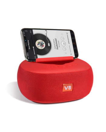 Ασύρματο ηχείο Bluetooth με βάση smarphone - V8 - 716880 - Red