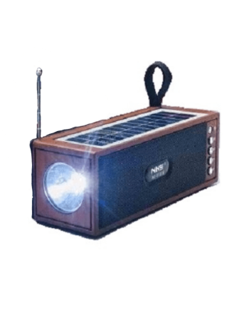Ασύρματο ηχείο Bluetooth ηλιακής φόρτισης – Solar Speaker – NS127S - 881407 - Brown