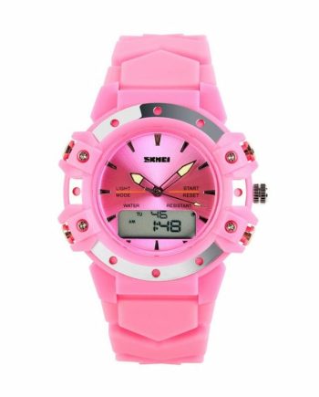 Ψηφιακό/αναλογικό ρολόι χειρός – Skmei - 0821 - 008217 - Pink