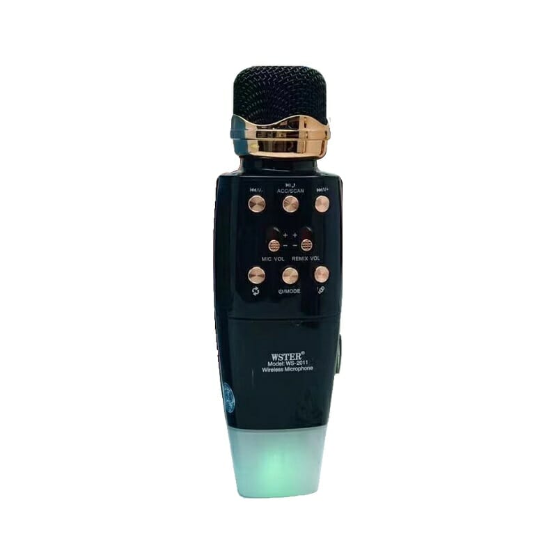 Ασύρματο μικρόφωνο Karaoke με ηχείο - WS-2011 - 883686 - Black