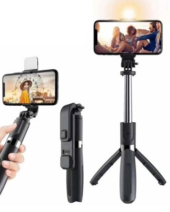 Selfie stick/stand τρίποδο με φακό - L02s - 882887