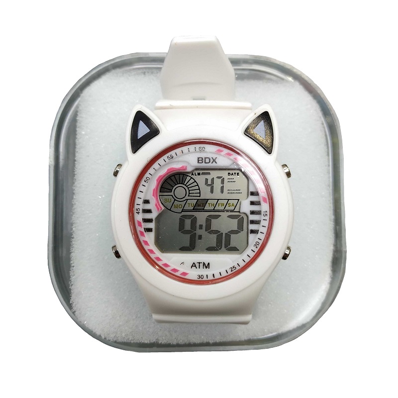 Παιδικό ψηφιακό ρολόι χειρός - Cat Watch - 10 - 451003 - White