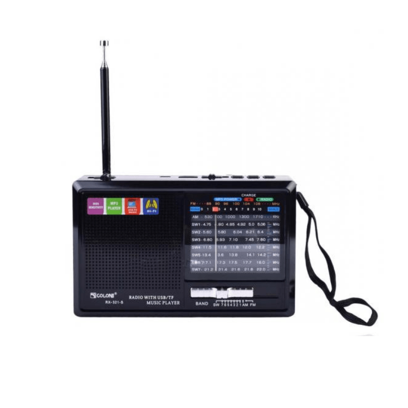 Επαναφορτιζόμενο ραδιόφωνο - RX321 - 863210 - Black