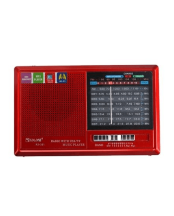 Επαναφορτιζόμενο ραδιόφωνο - RX321 - 863210 - Red