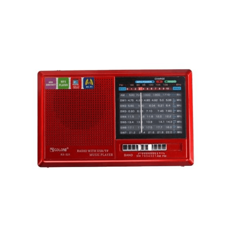 Επαναφορτιζόμενο ραδιόφωνο - RX321 - 863210 - Red