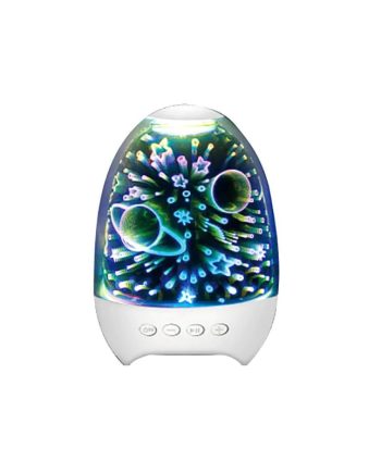 Ασύρματο ηχείο Bluetooth με ραδιόφωνο και φωτεινά σχέδια - S609 - 883648  - Universe Shinning