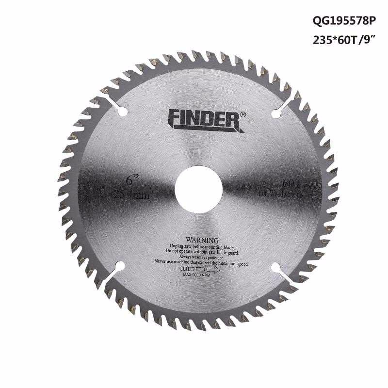 Δίσκος κοπής ξύλου - TCT - 9'' - Φ235 - 60T - Finder - 195578